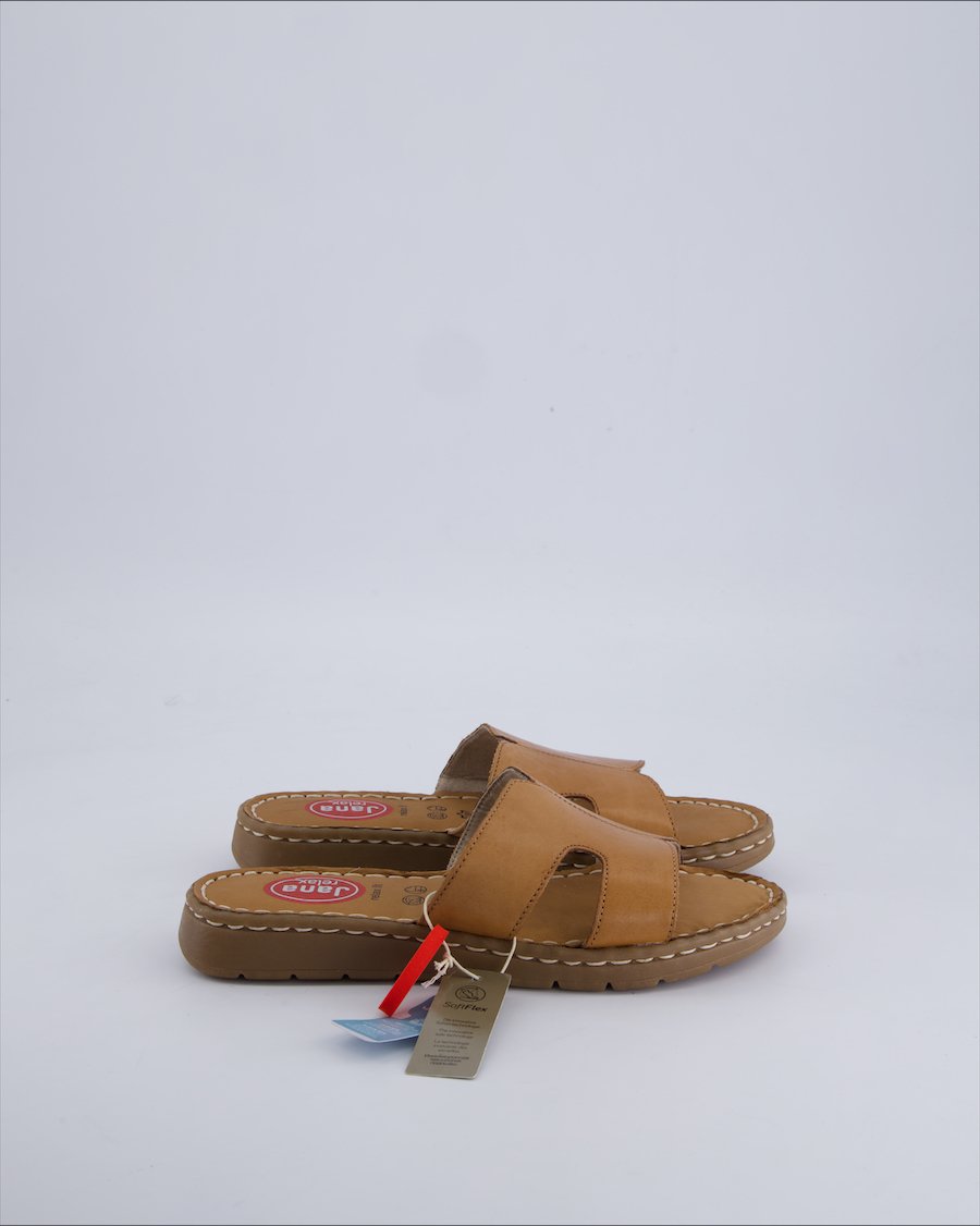 Jana Sandals Leather Ecru 36 EU
