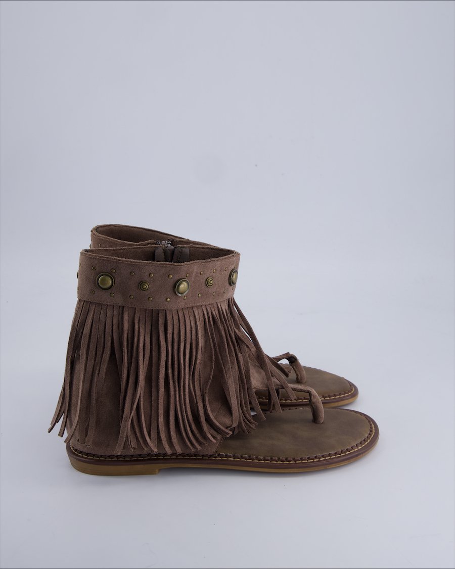 Mycol Milano Sandals Suede Brown 40 EU