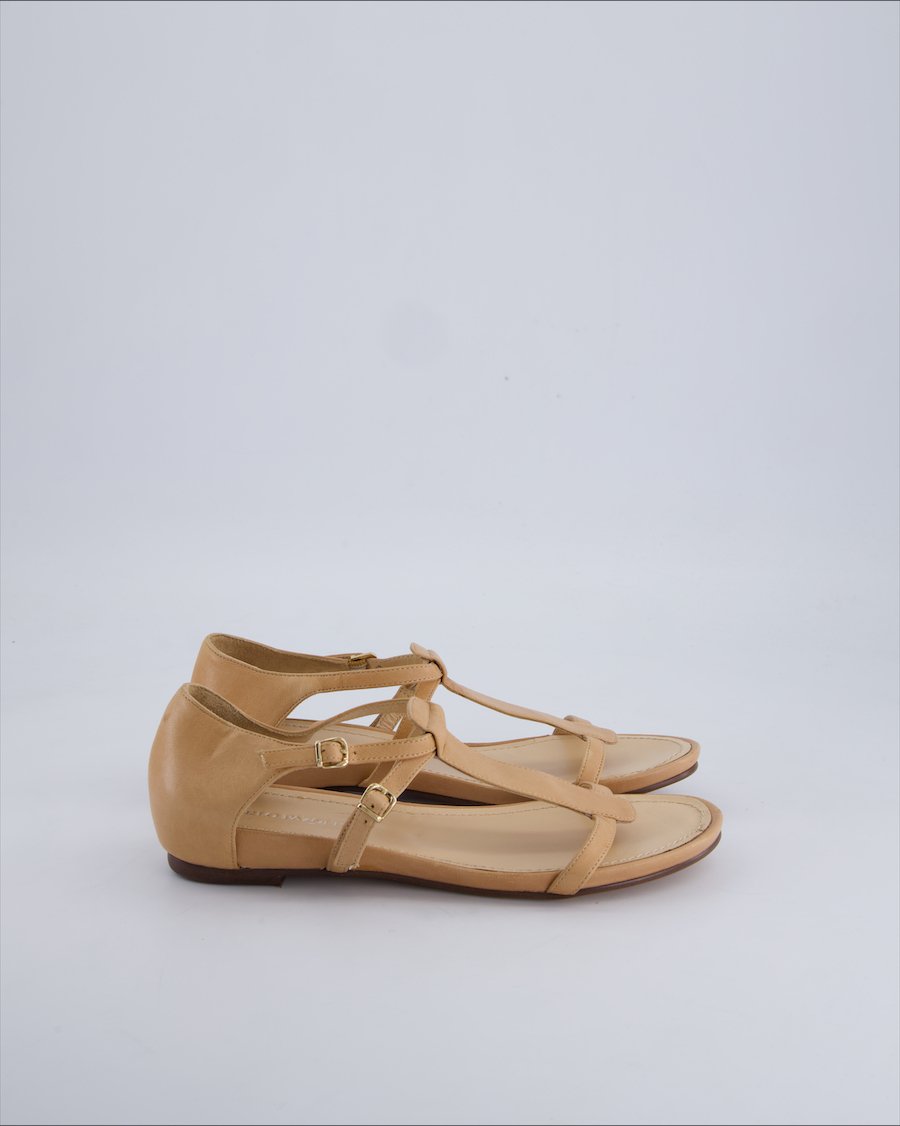 Carlo Pazolini Sandals Leather Ecru 37 EU