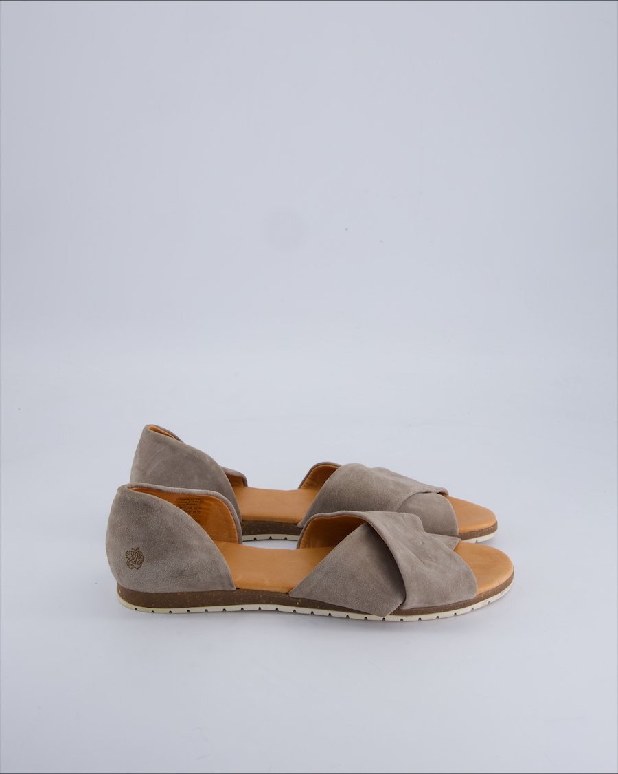 Apple Of Eden Sandals Suede Ecru 41 EU