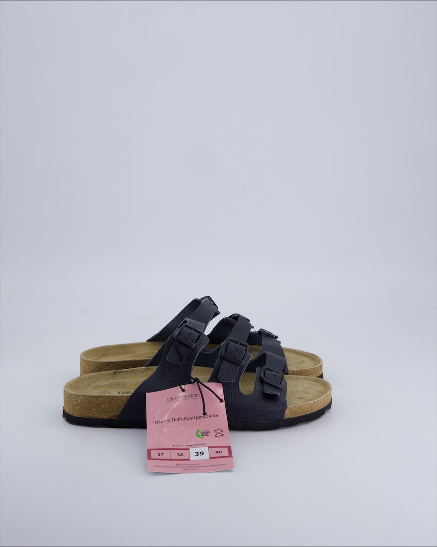 Blue Motion Sandals Leather Anthracite 39 EU
