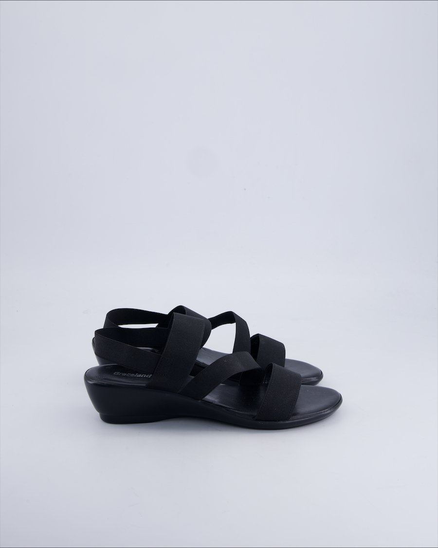 Graceland Sandals Polyurethane Black 38 EU