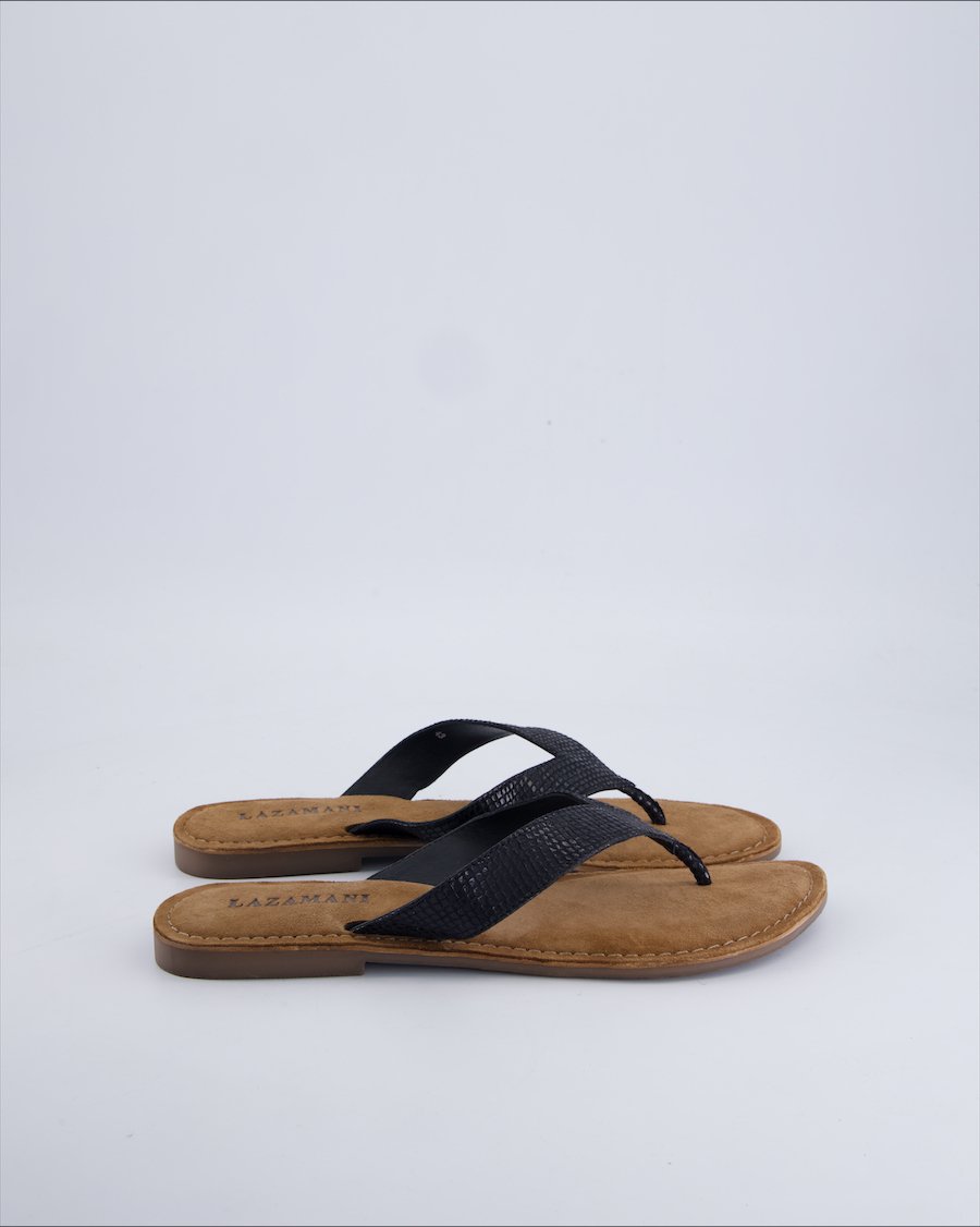 Lazamani Sandals Cloth Black 43 EU
