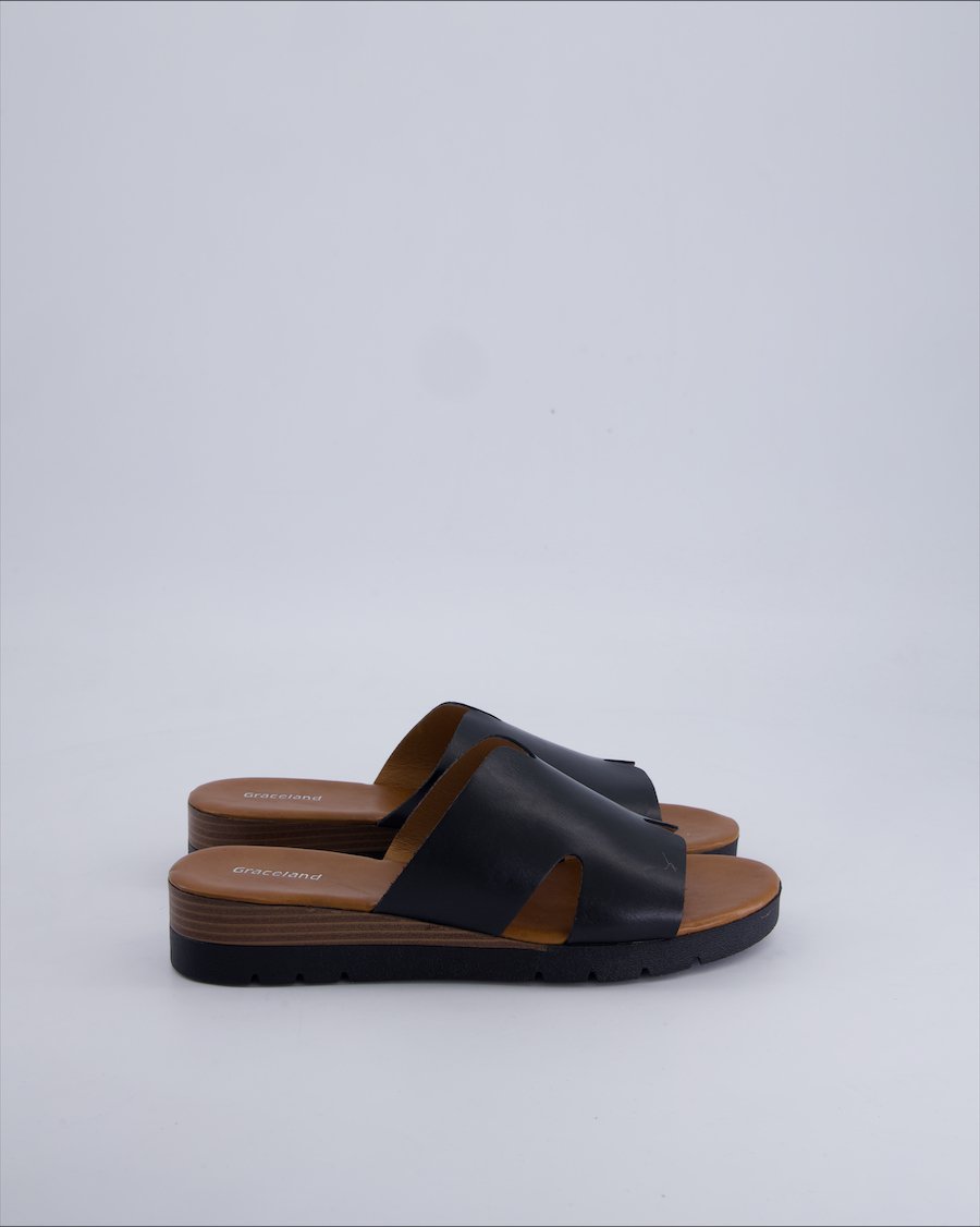 Graceland Sandals Polyurethane Black 38 EU