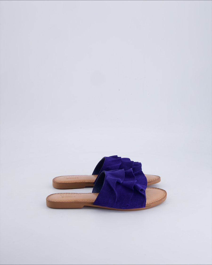 Manor Sandals Suede Blue 36 EU