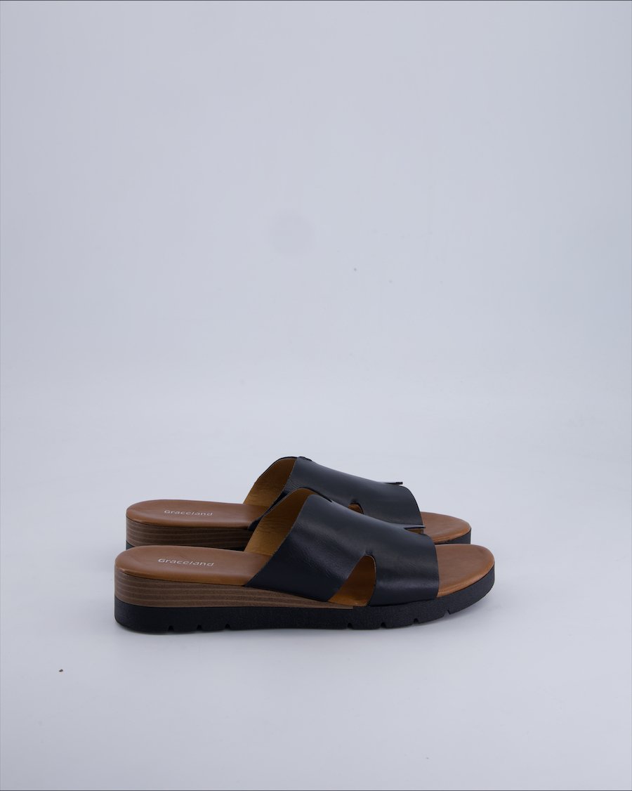 Graceland Sandals Polyurethane Black 38 EU