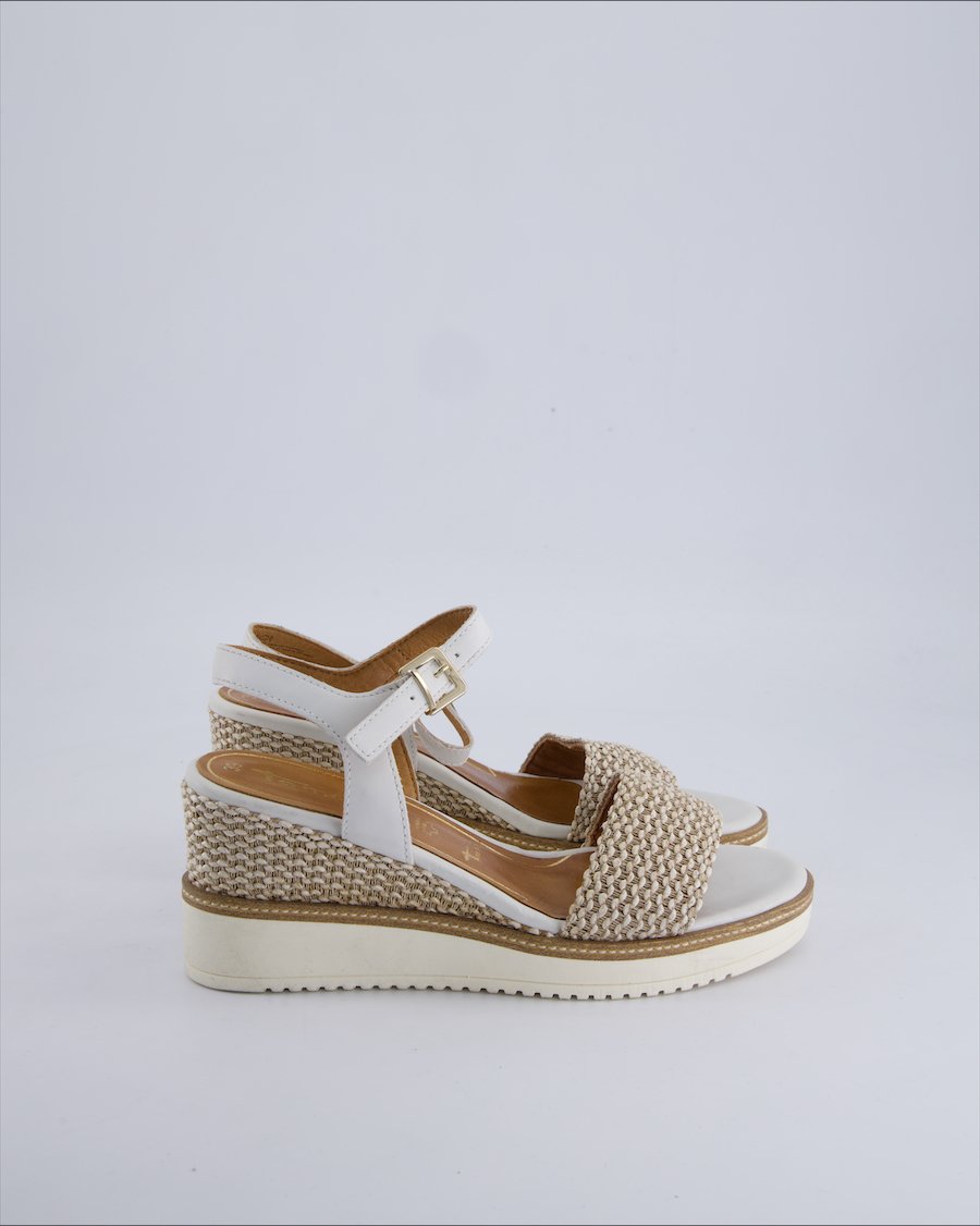 Tamaris Sandals Leather White 39 EU