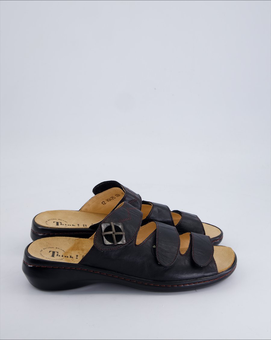 Think! Sandals Leather Black 42 EU