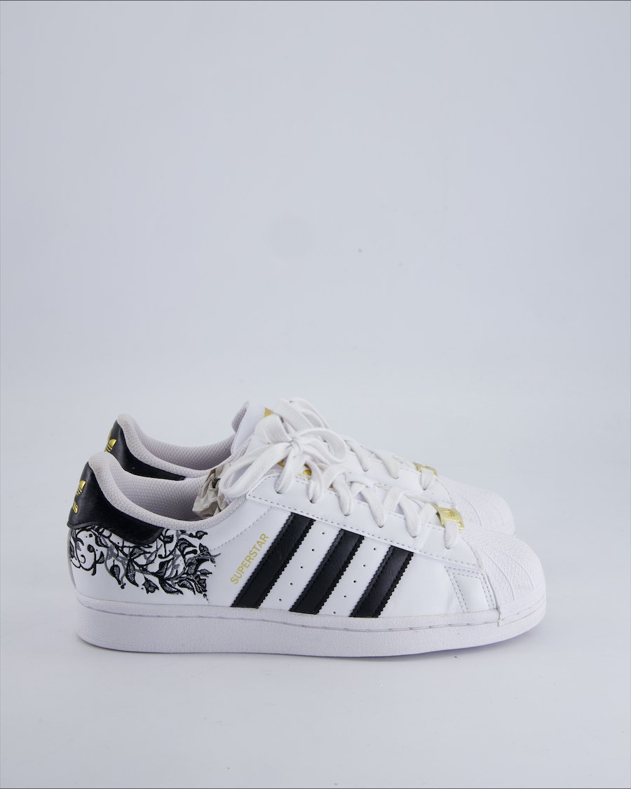 Adidas Superstar Trainers Leather White 39.5 EU