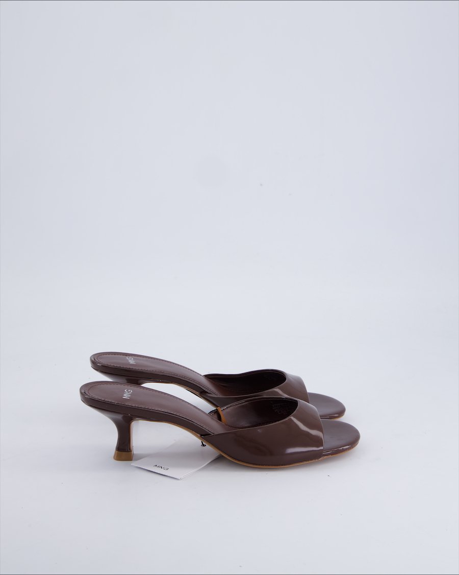 Mango Heels Polyurethane Brown 35 EU