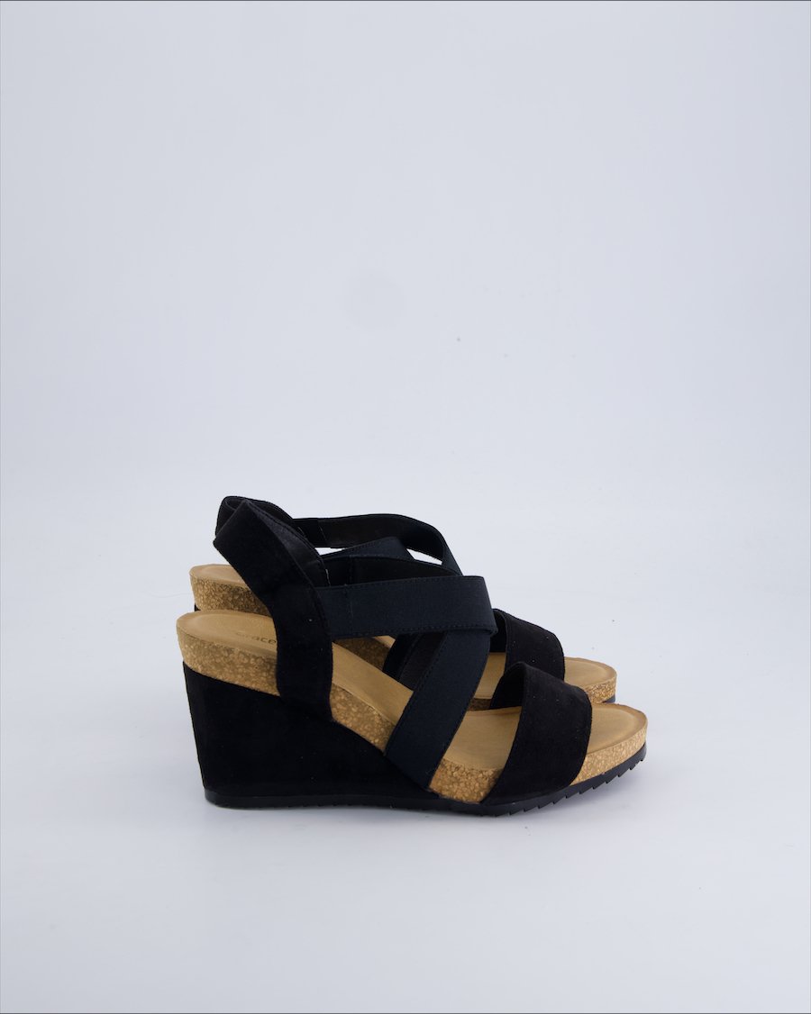Graceland Sandals Suede Black 37 EU