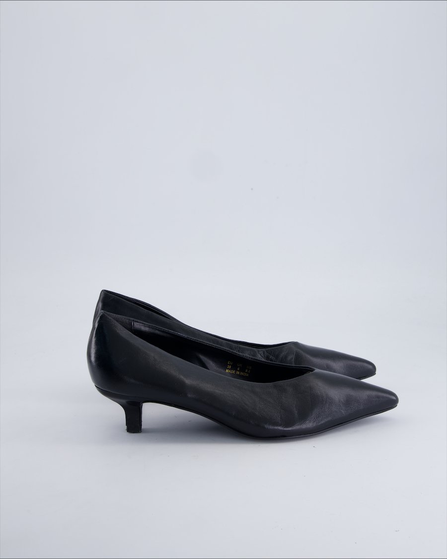 Asra Heels Leather Black 39 EU