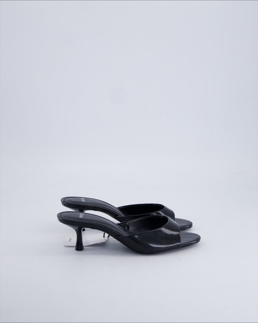 Mango Sandals Polyurethane Black 35 EU