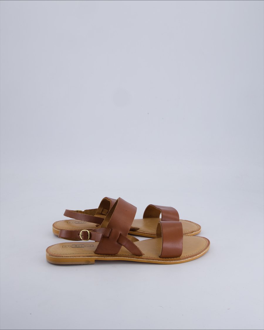 5th Avenue Sandals Polyurethane Brown 39 EU