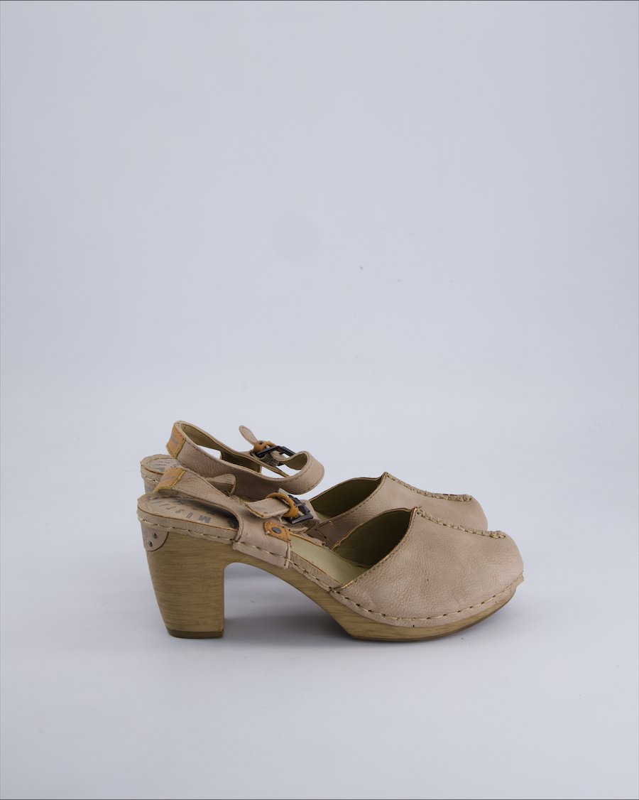 Mustang Heels Leather Beige 38 EU