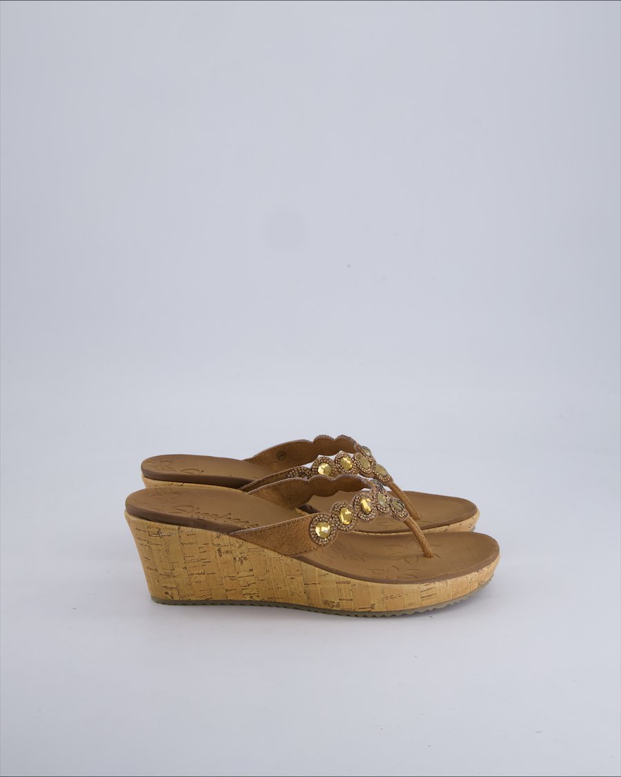 Skechers Sandals Cloth Gold 39 EU