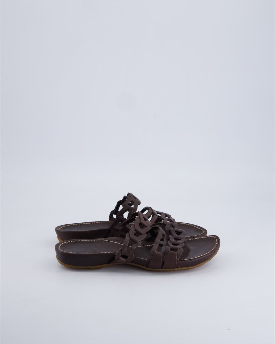 Timberland Sandals Leather Brown 38 EU