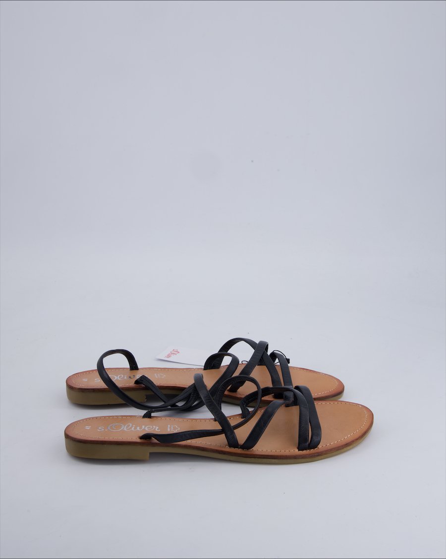 S.oliver Sandals Polyurethane Black 41 EU