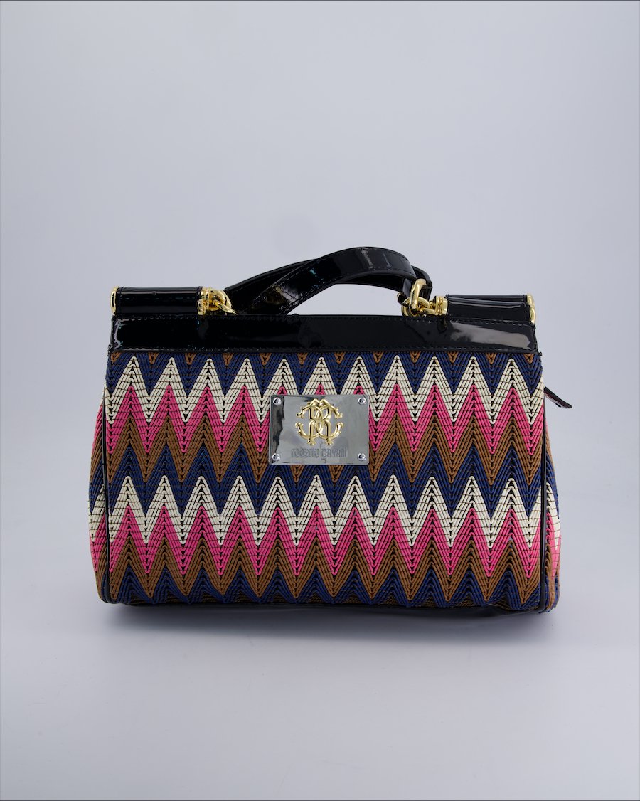 Roberto Cavalli Handbags Leather Black