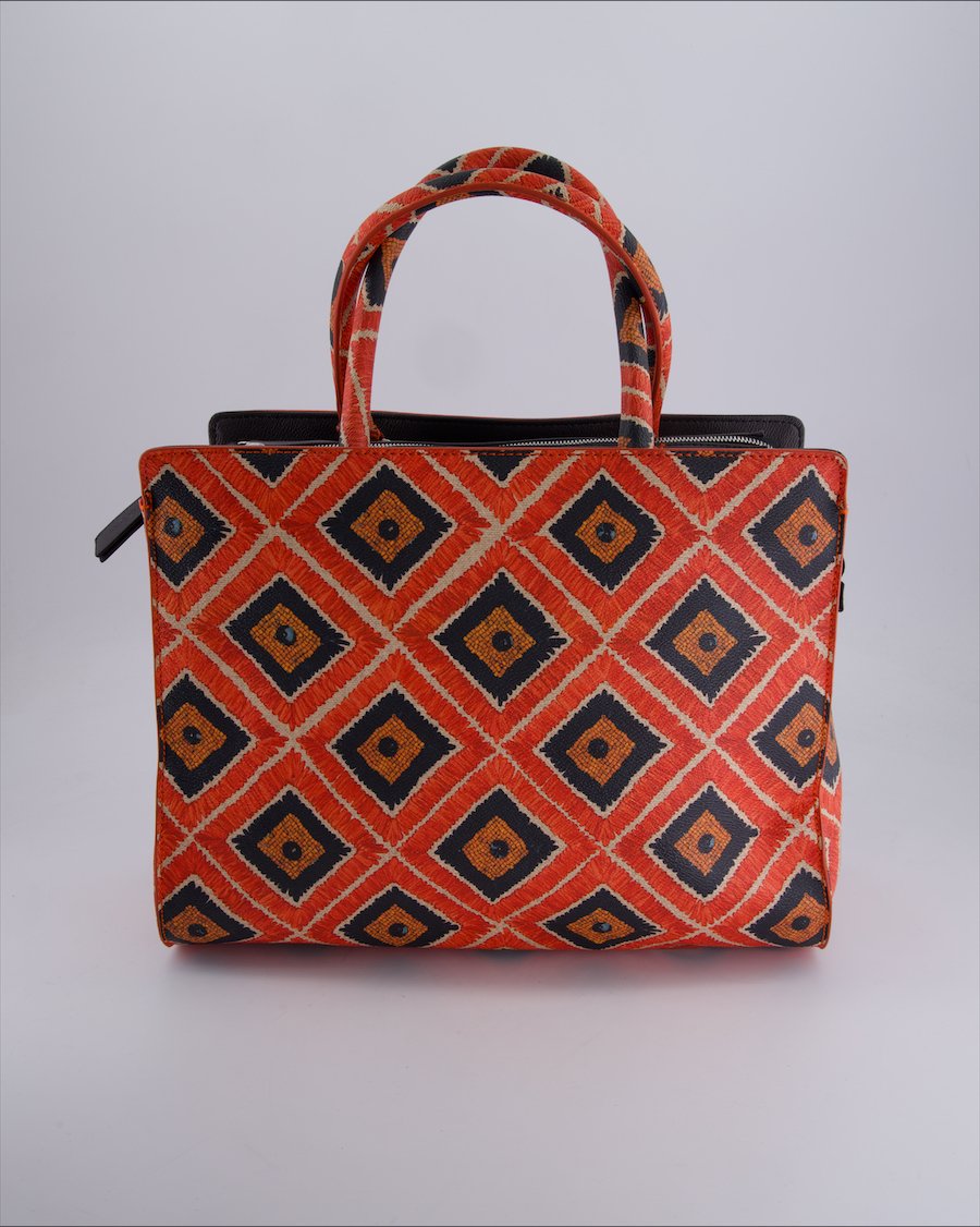 Maliparmi Handbags Leather Orange