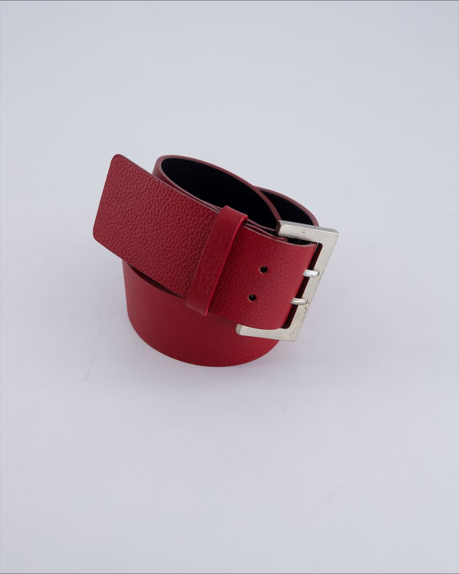 Pollini Belts Leather Red 80 cm