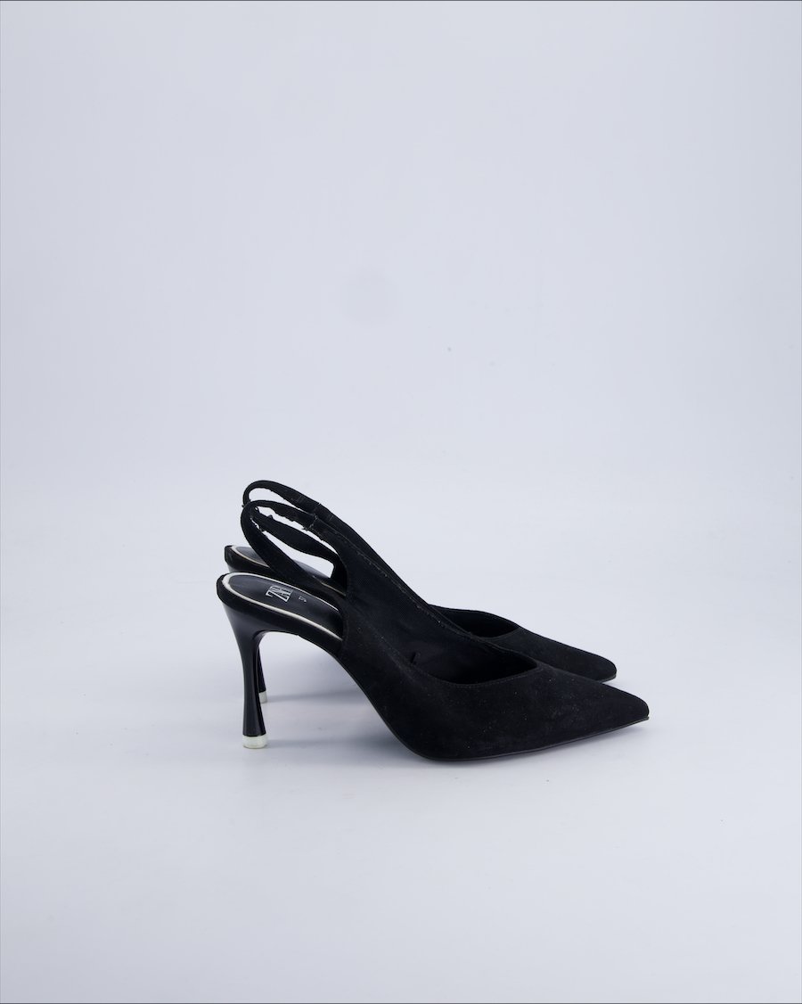 Zara Heels Suede Black 37 EU