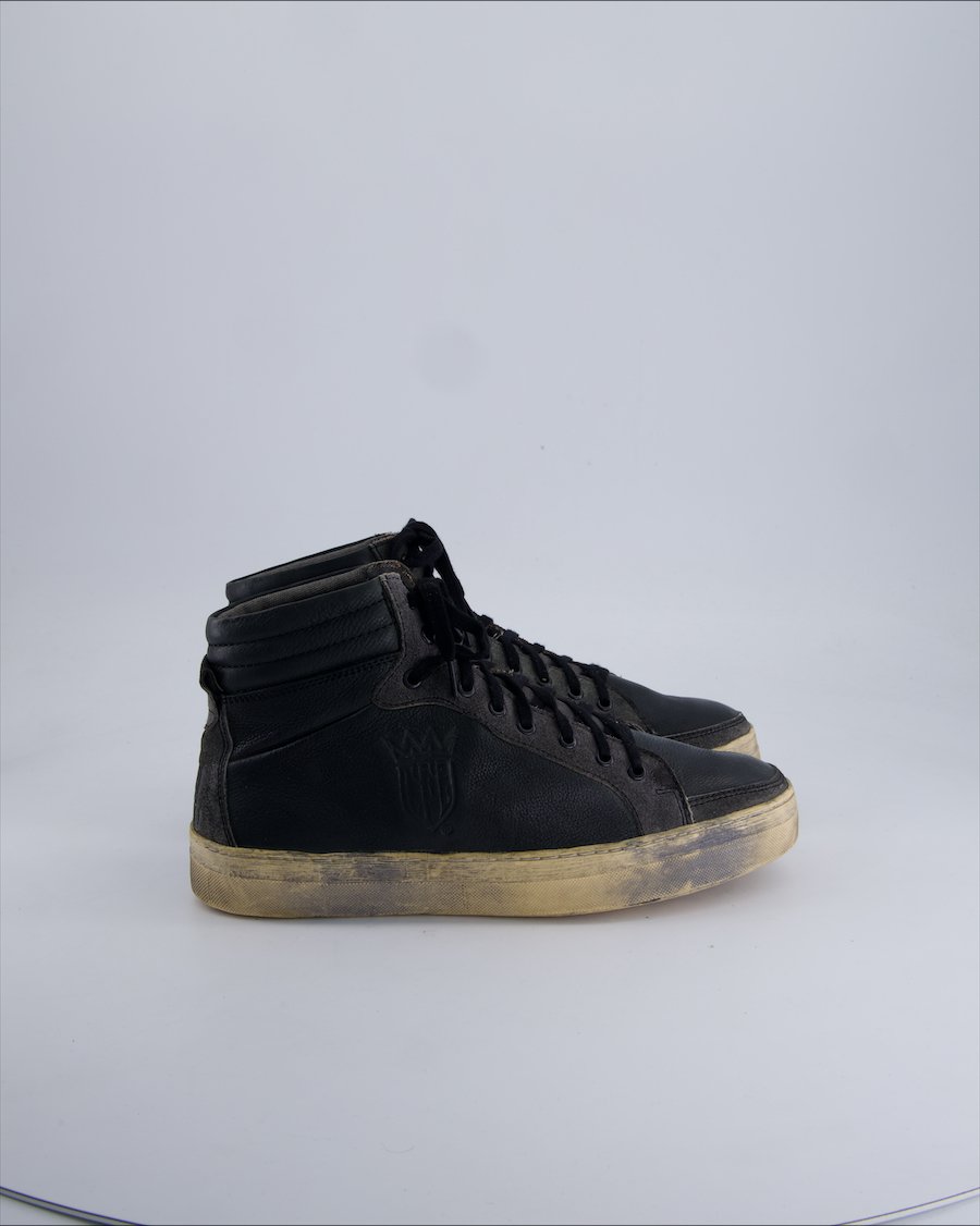 Jesse James High trainers Leather Anthracite 45 EU