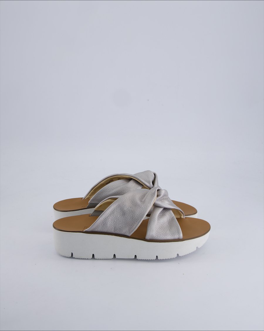 Paul Green Sandals Leather Silver 41 EU