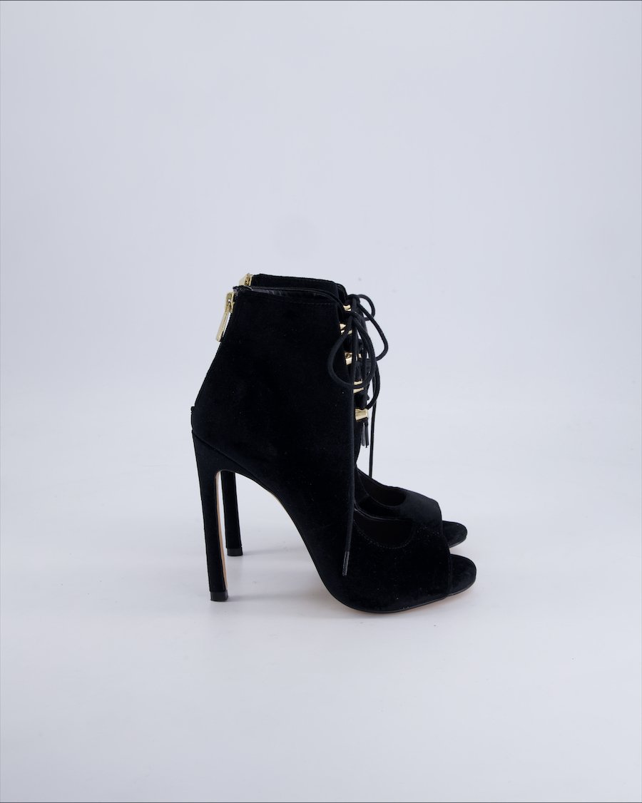 River Island Heels Velvet Black 37 EU