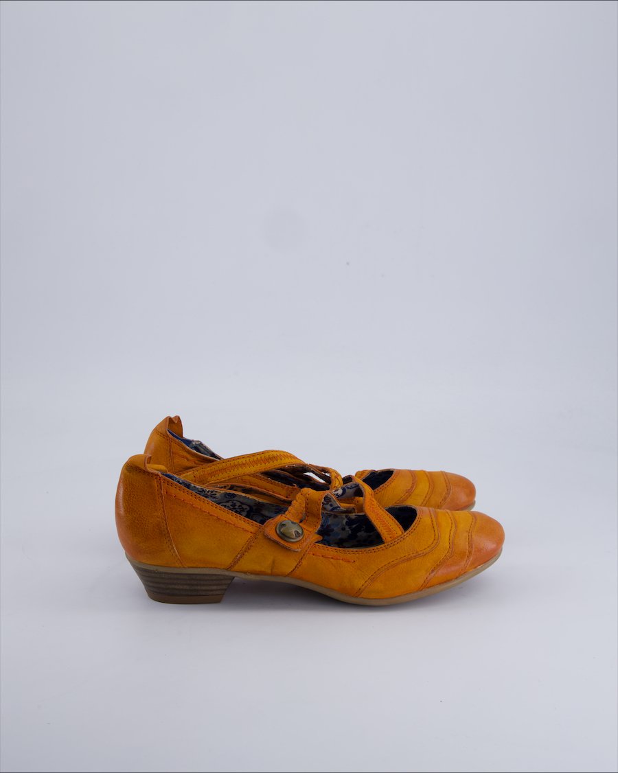 Mjus Heels Leather Orange 38 EU