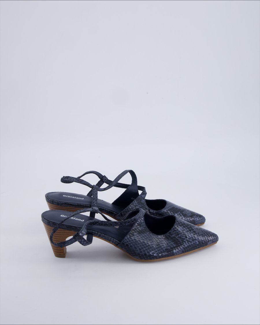 Graceland Heels Polyurethane Blue 40 EU