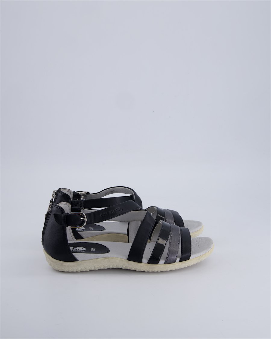 Geox Sandals Leather Black 36 EU