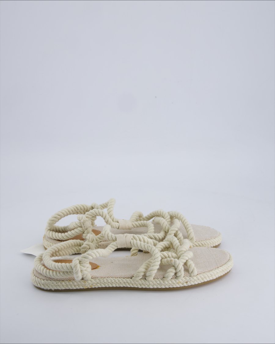 H&m Sandals Cloth White 41 EU