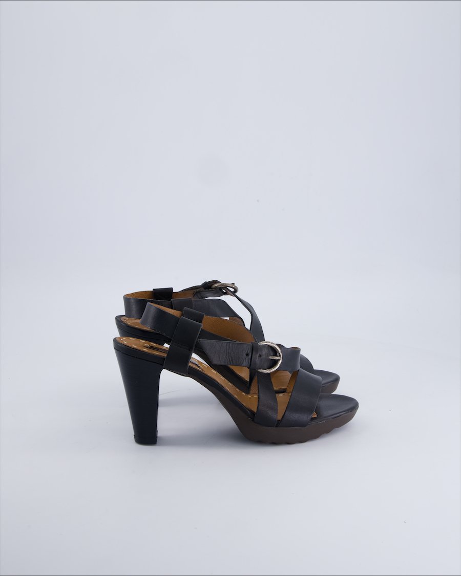 Progetto Heels Leather Black 38 EU