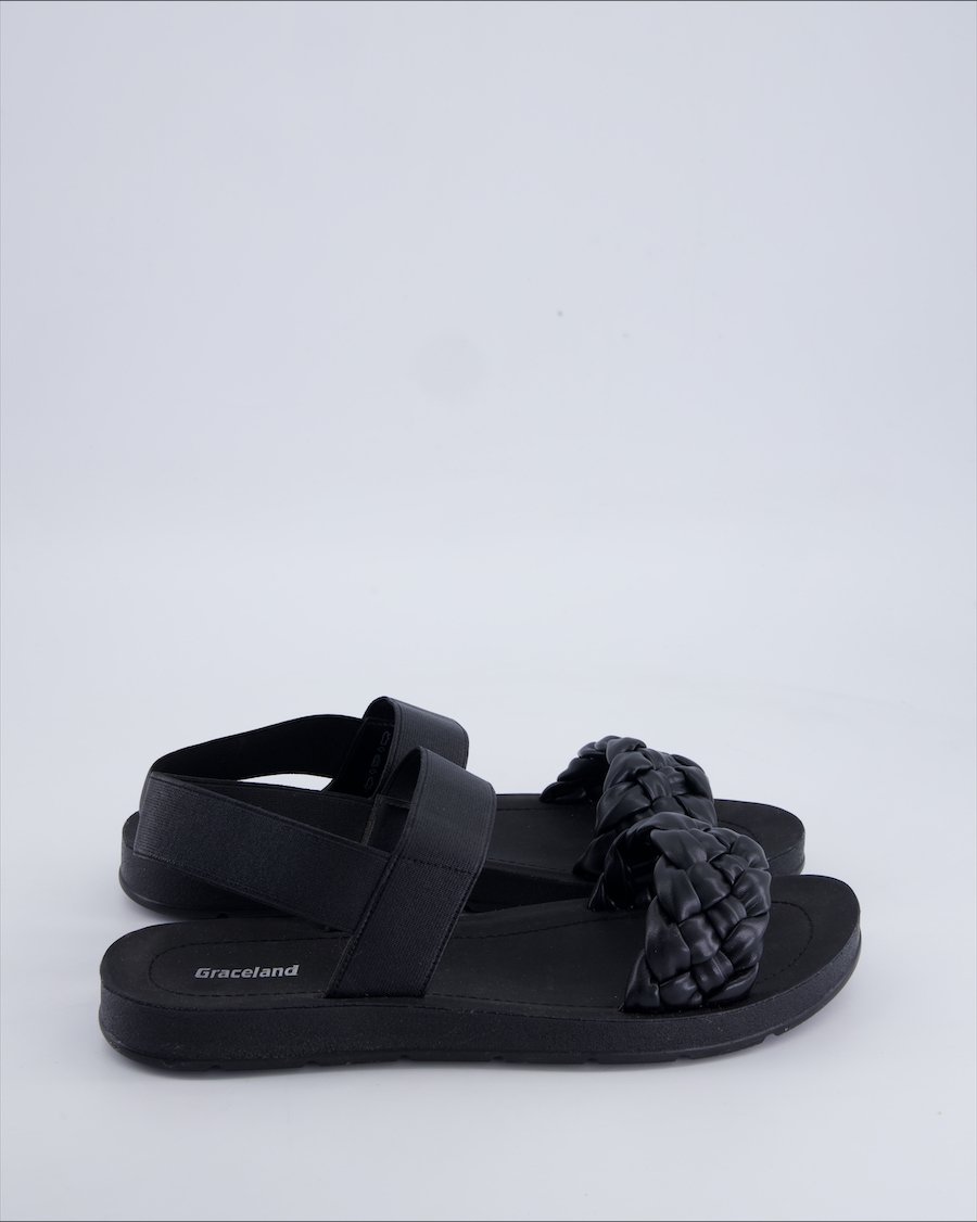 Graceland Sandals Polyurethane Black 41 EU