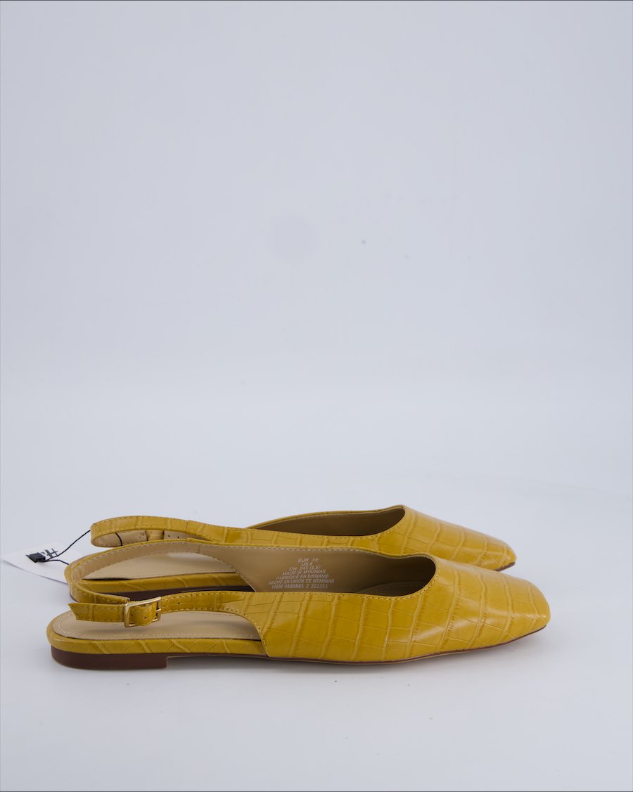 H&m Sandals Polyurethane Yellow 39 EU