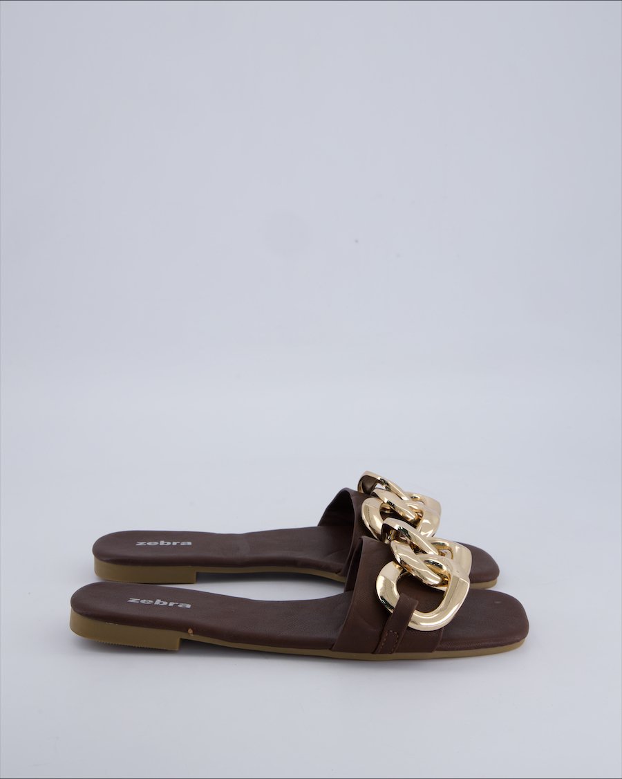 Zebra Sandals Polyurethane Brown 38 EU