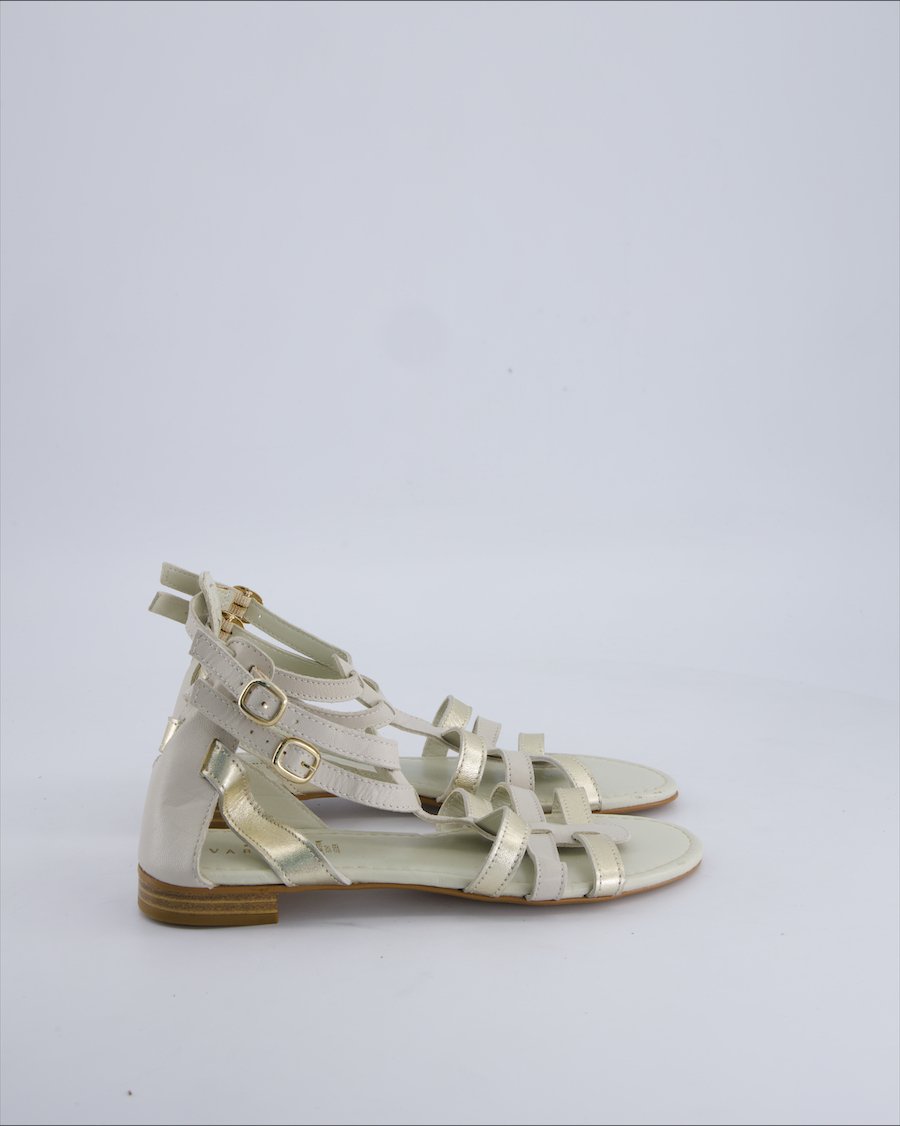 Varese Sandals Leather White 37 EU