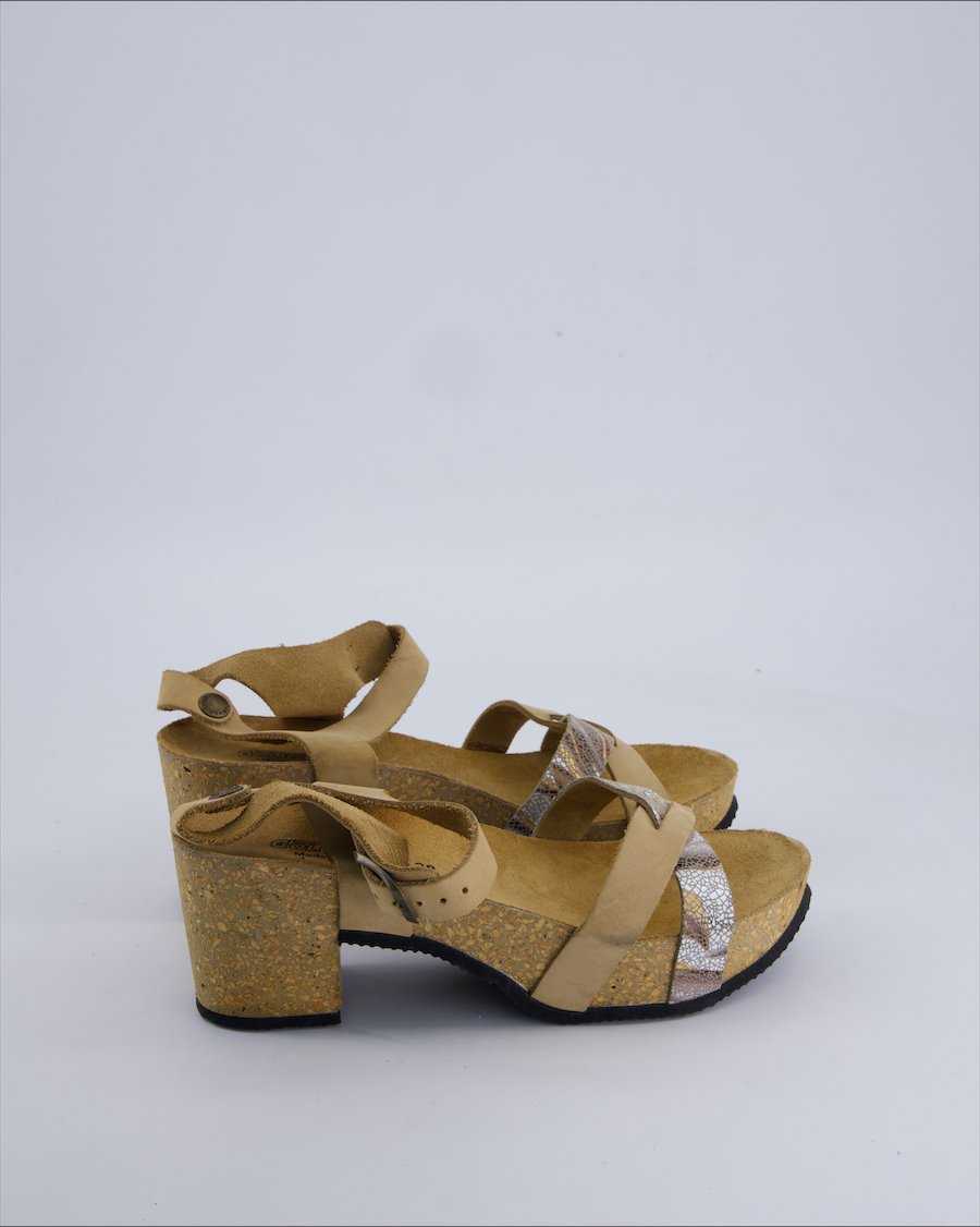 Goldstar Sandals Leather Camel 38 EU