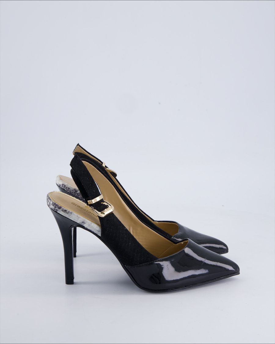 Graceland Heels Cloth Black 38 EU