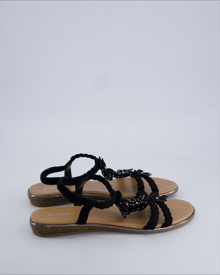 Graceland Sandals Cloth Black 42 EU