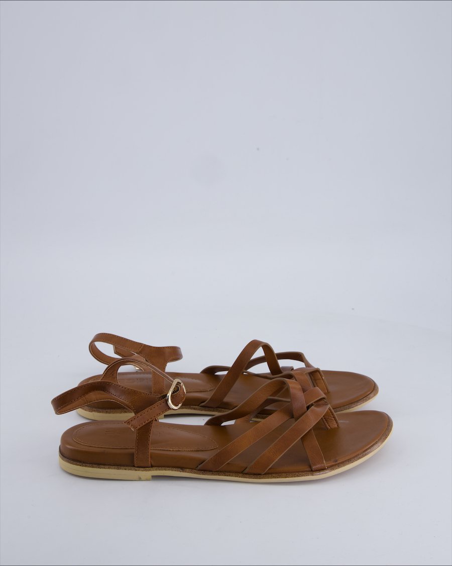 Esprit Sandals Leather Camel 40 EU