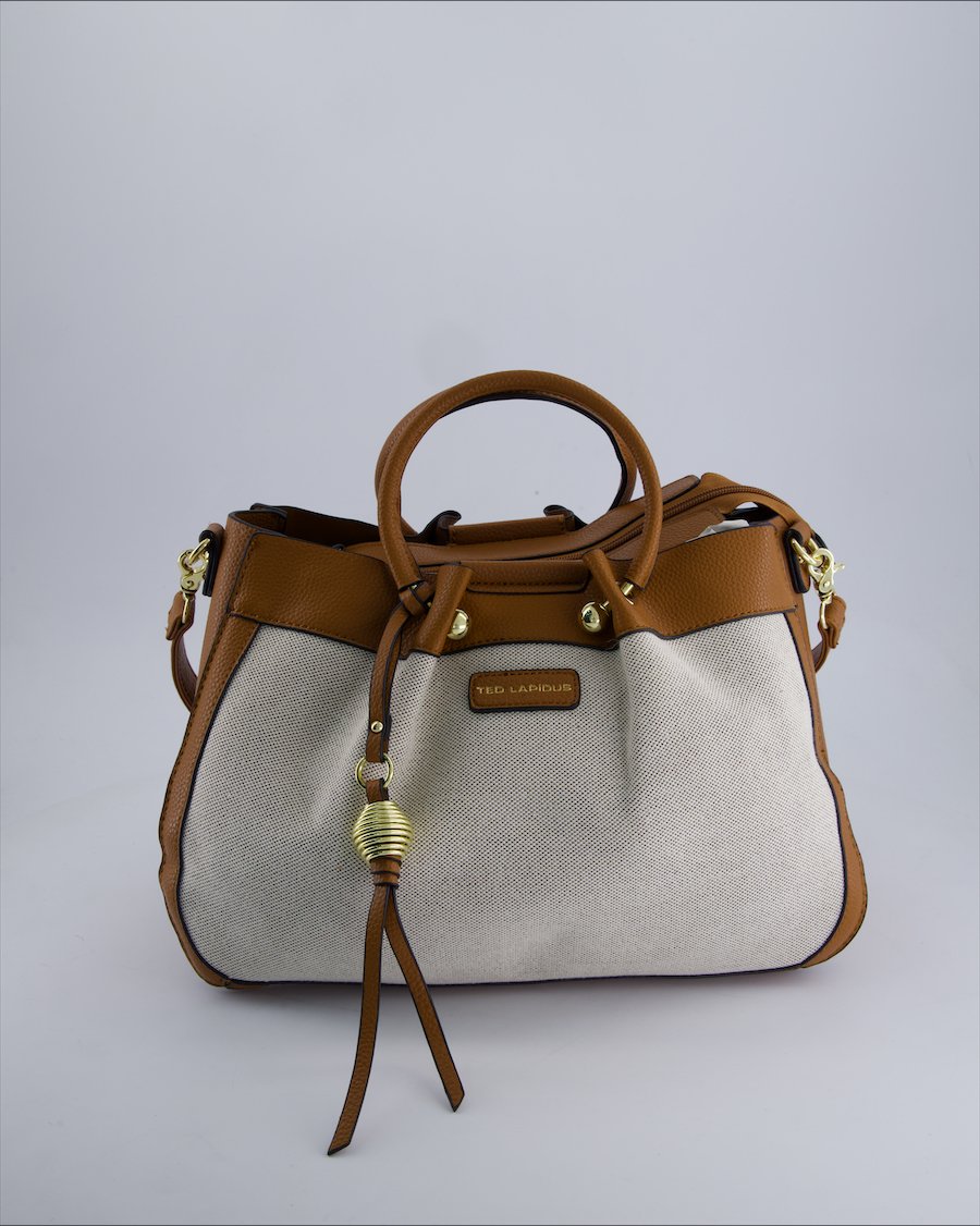 Ted Lapidus Handbags Cloth Beige