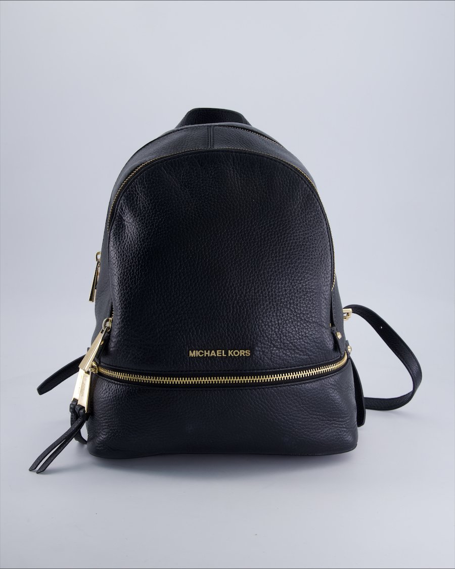 Michael Kors Backpacks Leather Black