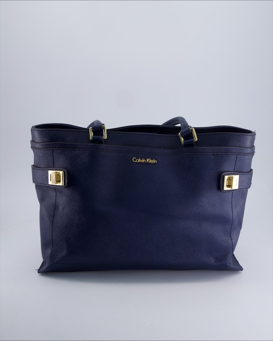 Calvin Klein Shoulder bags Leather Blue