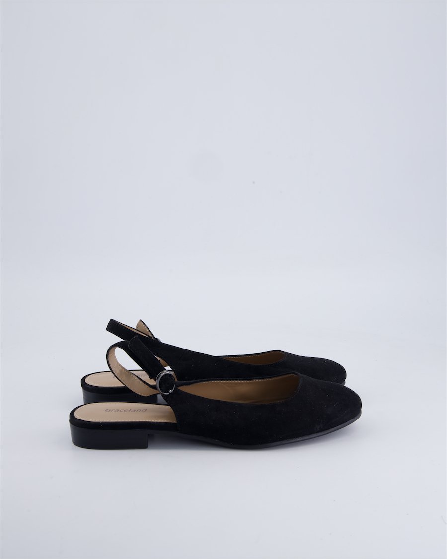 Graceland Ballet flats Suede Black 37 EU