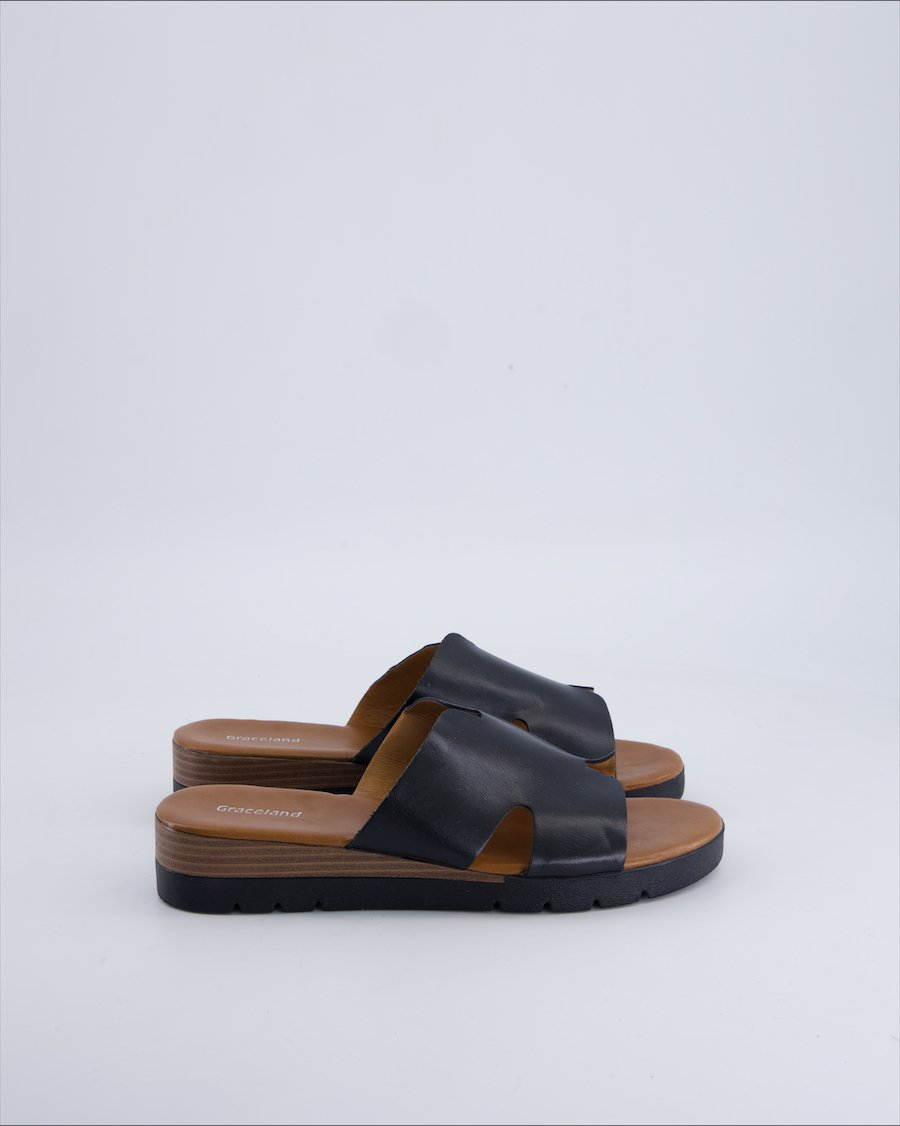 Graceland Sandals Polyurethane Black 37 EU