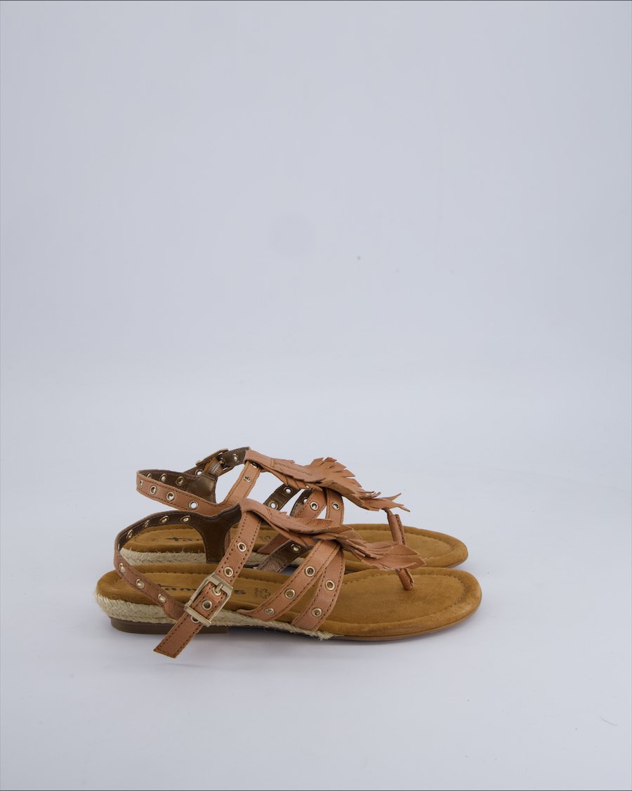 Tamaris Sandals Leather Ecru 36 EU