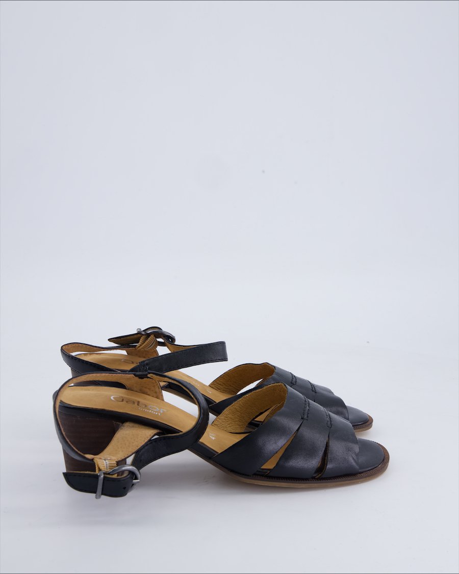 Gabor Sandals Leather Black 37.5 EU