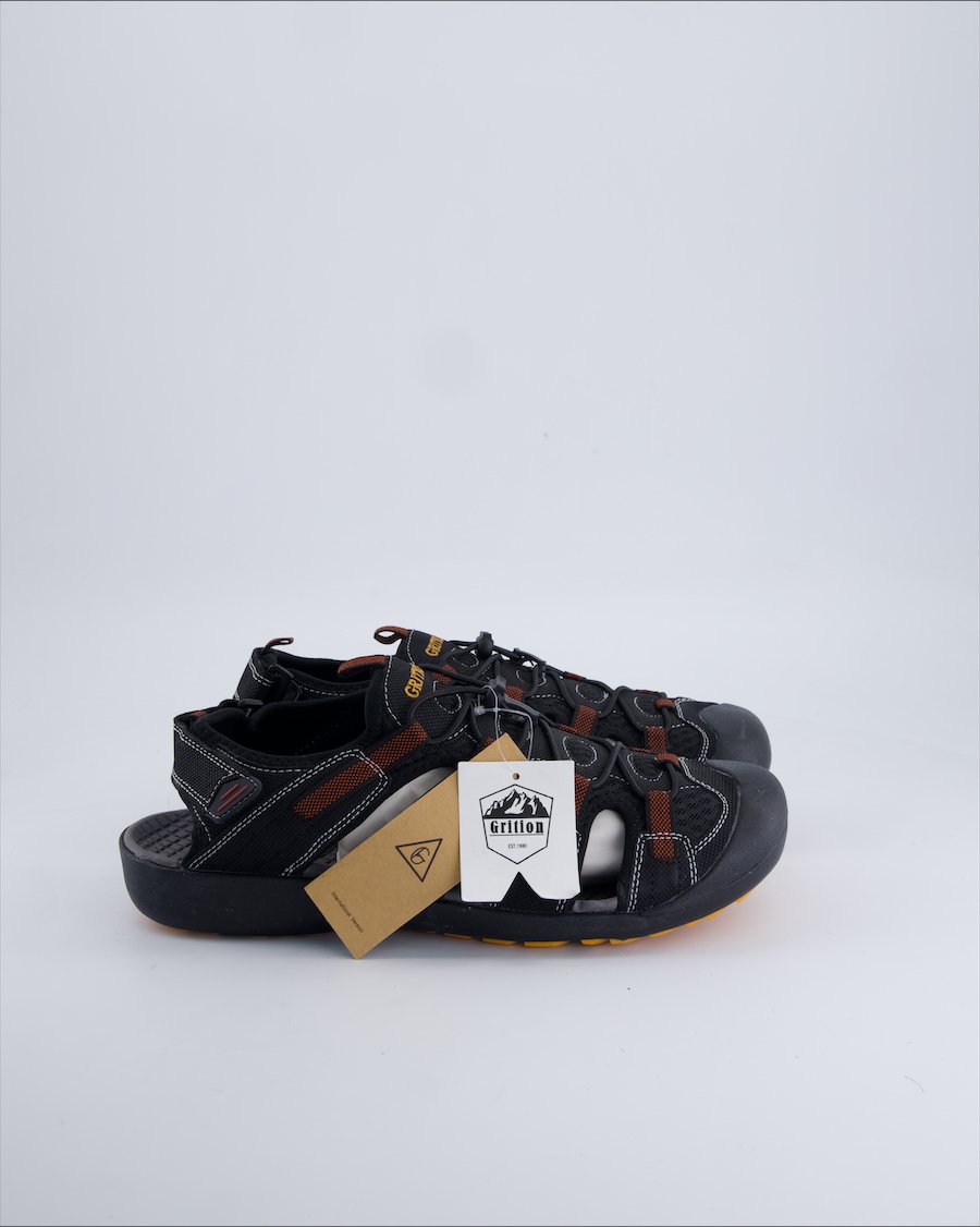 Grition Sandals Leather Black 45 EU